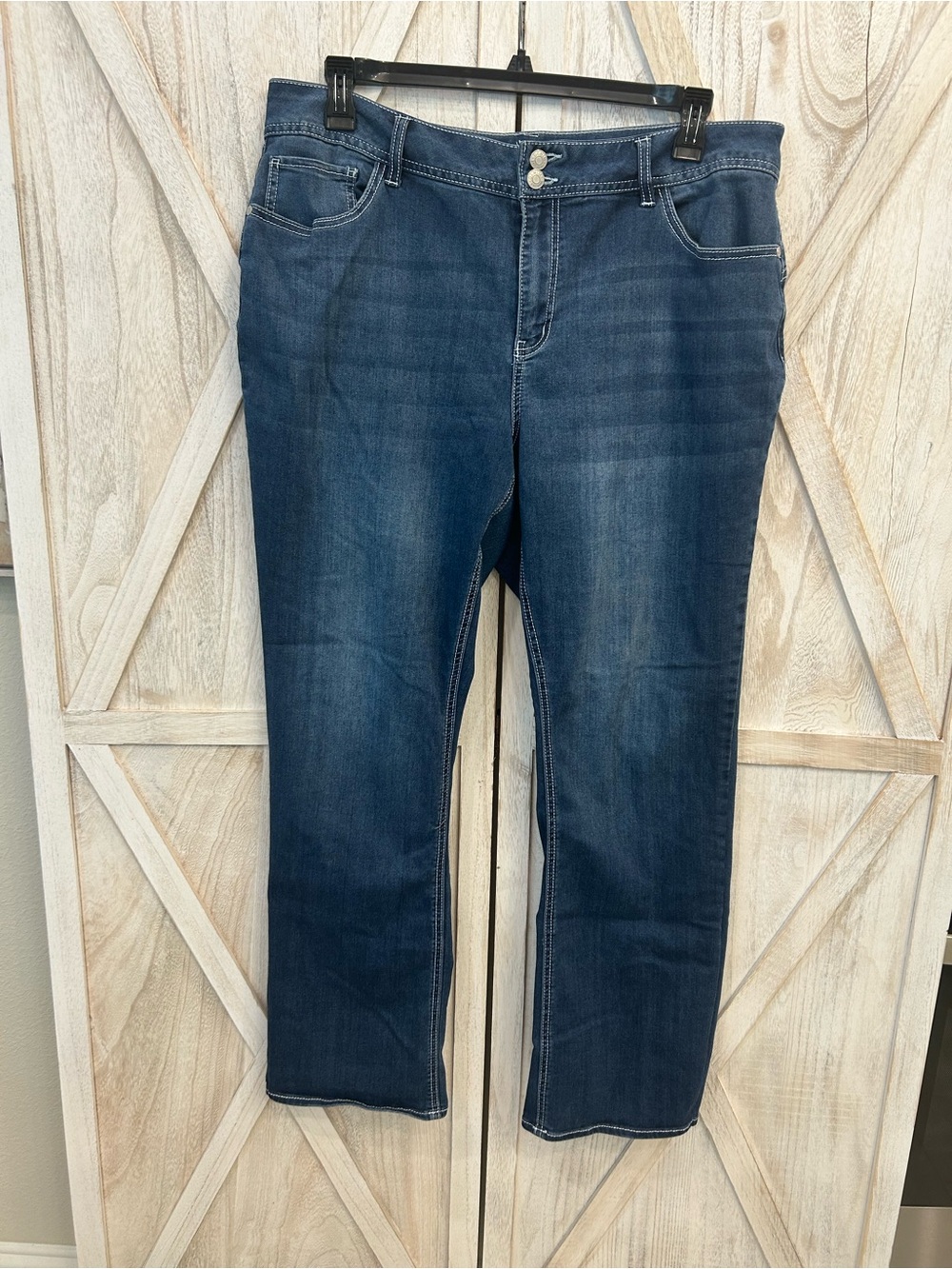 Cato Dark Indigo Straight Leg Jeans